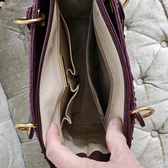 Authentic python skin handbag - Picture 7 of 12